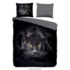Pure Dekbedovertrek "Panter" - Zwart - (200x220 Cm)