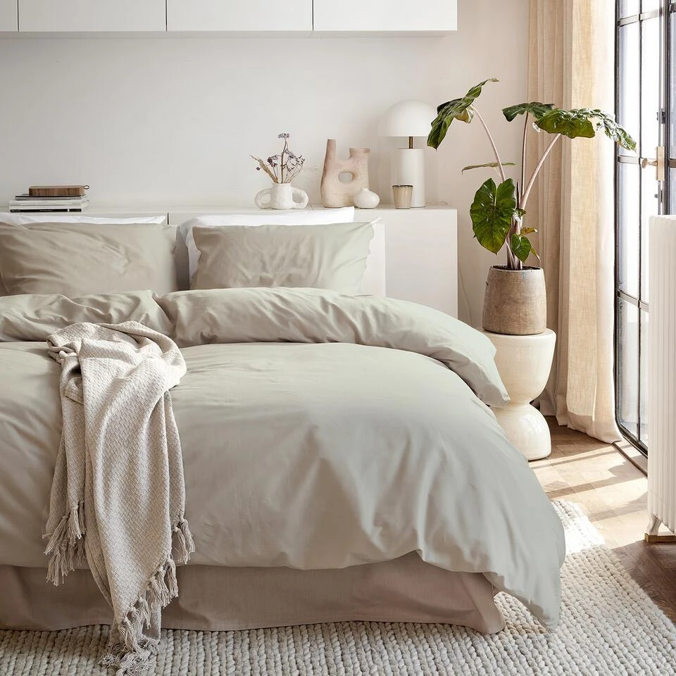 Cinderella Weekend - Dekbedovertrek - Katoen - 260x200/220 Cm - Light Sand 4 Cinderella Weekend - Dekbedovertrek - Katoen - 260x200/220 Cm - Light Sand - Afbeelding 2