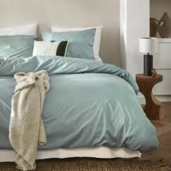 Cinderella Weekend - Dekbedovertrek - Katoen - 260x200/220 Cm - Mineral Green -Kwaliteit Geselecteerde Dekbedovertrekkenwinkel 1000071970 0101