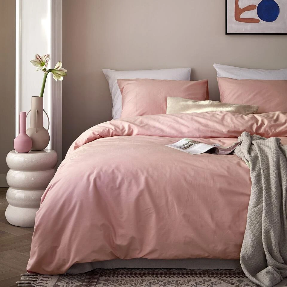 Cinderella Weekend - Dekbedovertrek - Katoen - 260x200/220 Cm - Rose Pink 4 Cinderella Weekend - Dekbedovertrek - Katoen - 260x200/220 Cm - Rose Pink - Afbeelding 2
