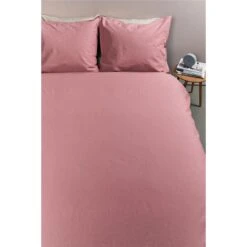 Ambiante Dekbedovertrek Uni Cotton Pink-Lits-jumeaux (240 X 200/220 Cm)
