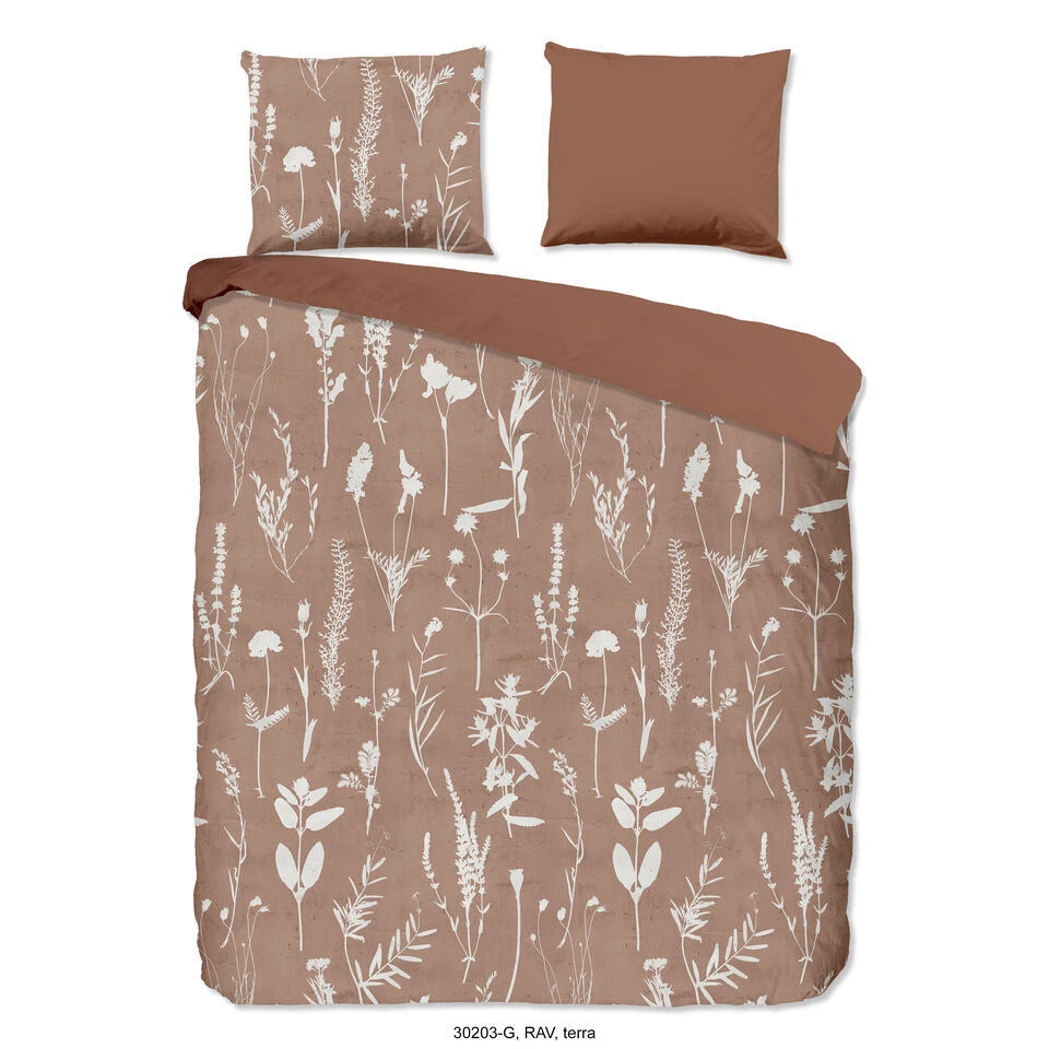 Good Morning Dekbedovertrek "Rav" - Terra - (240x220 Cm) 3 Good Morning Dekbedovertrek "Rav" - Terra - (240x220 Cm)