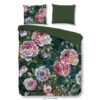 Good Morning Dekbedovertrek "Fleur" - Groen - (200x220 Cm) -Kwaliteit Geselecteerde Dekbedovertrekkenwinkel 1000080910