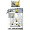 Minions Dekbedovertrek Think Ahead - Eenpersoons - 140 X 200 Cm - Katoen -Kwaliteit Geselecteerde Dekbedovertrekkenwinkel 1000082711
