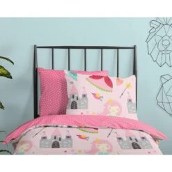 Good Morning Dekbedovertrek "Royalty" - Roze - (100x135 Cm) -Kwaliteit Geselecteerde Dekbedovertrekkenwinkel 1000083339 0110