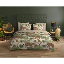 Good Morning Dekbedovertrek "Tropical" - Zand - (240x220 Cm) 7 Good Morning Dekbedovertrek "Tropical" - Zand - (240x220 Cm) -Kwaliteit Geselecteerde Dekbedovertrekkenwinkel 1000083351 0101