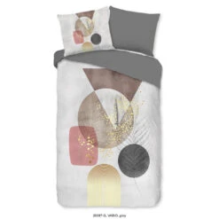 Good Morning Dekbedovertrek "Vabio" - Grijs - (140x220 Cm)