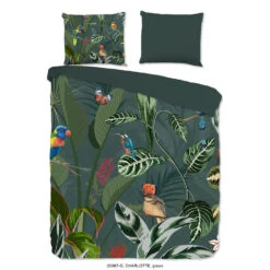 Good Morning Dekbedovertrek "Charlotte" - Groen - (140x220 Cm) 7 Good Morning Dekbedovertrek "Charlotte" - Groen - (140x220 Cm) -Kwaliteit Geselecteerde Dekbedovertrekkenwinkel 1000083577 0101