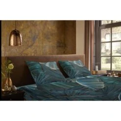 Pure Dekbedovertrek "Joost" - Petrol - (140x220 Cm) -Kwaliteit Geselecteerde Dekbedovertrekkenwinkel 1000084884 0110