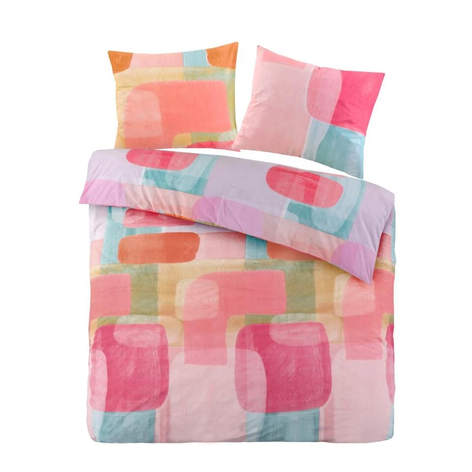 Day Dream Dekbedovertrek Evi - 200x200/220 - Roze 3 Day Dream Dekbedovertrek Evi - 200x200/220 - Roze