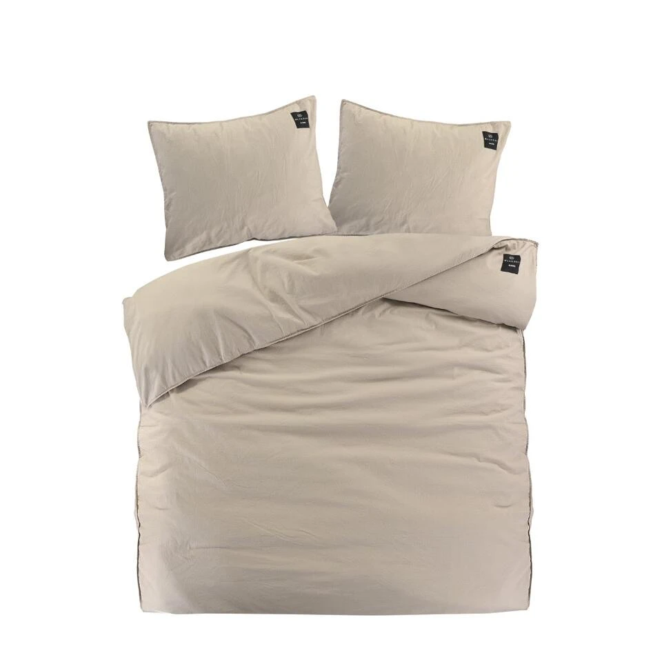 BLCKOUT Dekbedovertrek Oslo - 240x200/220 - Zand 3 BLCKOUT Dekbedovertrek Oslo - 240x200/220 - Zand