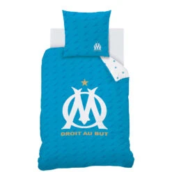 Olympique Marseille Dekbedovertrek Droit Au But - 140 X 200 Cm - Katoen