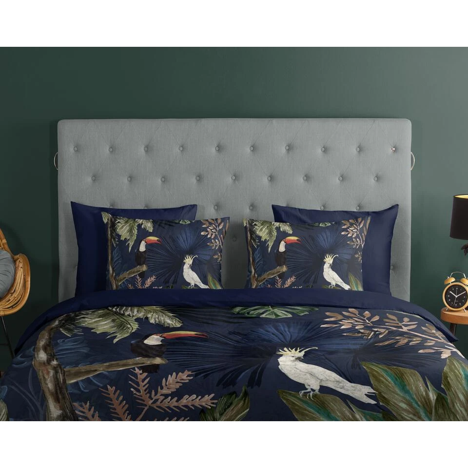 Good Morning Dekbedovertrek "Pango" - Blauw - (240x220 Cm) 5 Good Morning Dekbedovertrek "Pango" - Blauw - (240x220 Cm) - Afbeelding 3