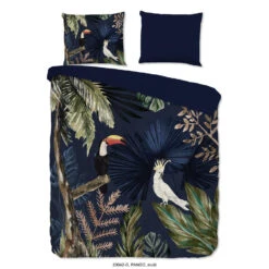 Good Morning Dekbedovertrek "Pango" - Blauw - (140x220 Cm)