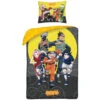 Naruto Dekbedovertrek Ninja Fight - Eenpersoons - 140 X 200 Cm - Katoen -Kwaliteit Geselecteerde Dekbedovertrekkenwinkel 1000092152