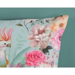 Good Morning Dekbedovertrek "Emma" - Aqua - (240x220 Cm) -Kwaliteit Geselecteerde Dekbedovertrekkenwinkel 1000092742 0111