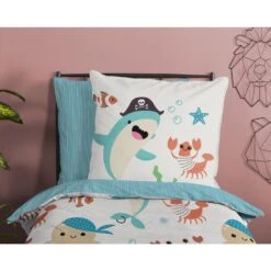 Good Morning Dekbedovertrek "Seaworld" - Multi - (100x135 Cm) 8 Good Morning Dekbedovertrek "Seaworld" - Multi - (100x135 Cm) -Kwaliteit Geselecteerde Dekbedovertrekkenwinkel 1000092744 0110