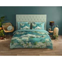 Good Morning Dekbedovertrek "Loving" - Aqua - (240x220 Cm) 7 Good Morning Dekbedovertrek "Loving" - Aqua - (240x220 Cm) -Kwaliteit Geselecteerde Dekbedovertrekkenwinkel 1000092756 0101