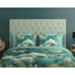 Good Morning Dekbedovertrek "Loving" - Aqua - (240x220 Cm) 8 Good Morning Dekbedovertrek "Loving" - Aqua - (240x220 Cm) -Kwaliteit Geselecteerde Dekbedovertrekkenwinkel 1000092756 0110