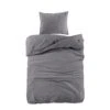 BLCKOUT Dekbedovertrek Odessa - 140x200/220 - Grijs -Kwaliteit Geselecteerde Dekbedovertrekkenwinkel 1000093531