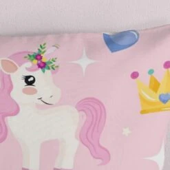 Good Morning Dekbedovertrek "Unilove" - Roze - (140x220 Cm) -Kwaliteit Geselecteerde Dekbedovertrekkenwinkel 1000094421 0102