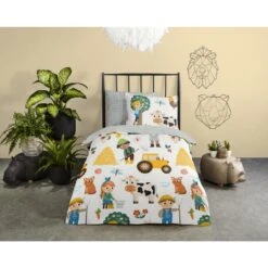 Good Morning Dekbedovertrek "Farm" - Multi - (100x135 Cm) 7 Good Morning Dekbedovertrek "Farm" - Multi - (100x135 Cm) -Kwaliteit Geselecteerde Dekbedovertrekkenwinkel 1000094435 0101