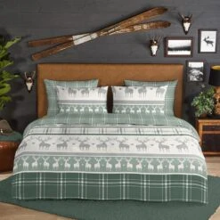 Good Morning Dekbedovertrek "Bjirk" - Groen - (240x220 Cm) 8 Good Morning Dekbedovertrek "Bjirk" - Groen - (240x220 Cm) -Kwaliteit Geselecteerde Dekbedovertrekkenwinkel 1000094440 0102