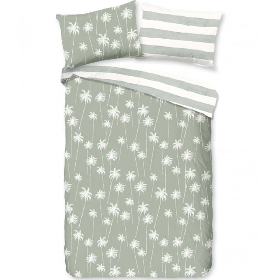 Good Morning Dekbedovertrek "Summer" - Groen - (100x135 Cm) 3 Good Morning Dekbedovertrek "Summer" - Groen - (100x135 Cm)