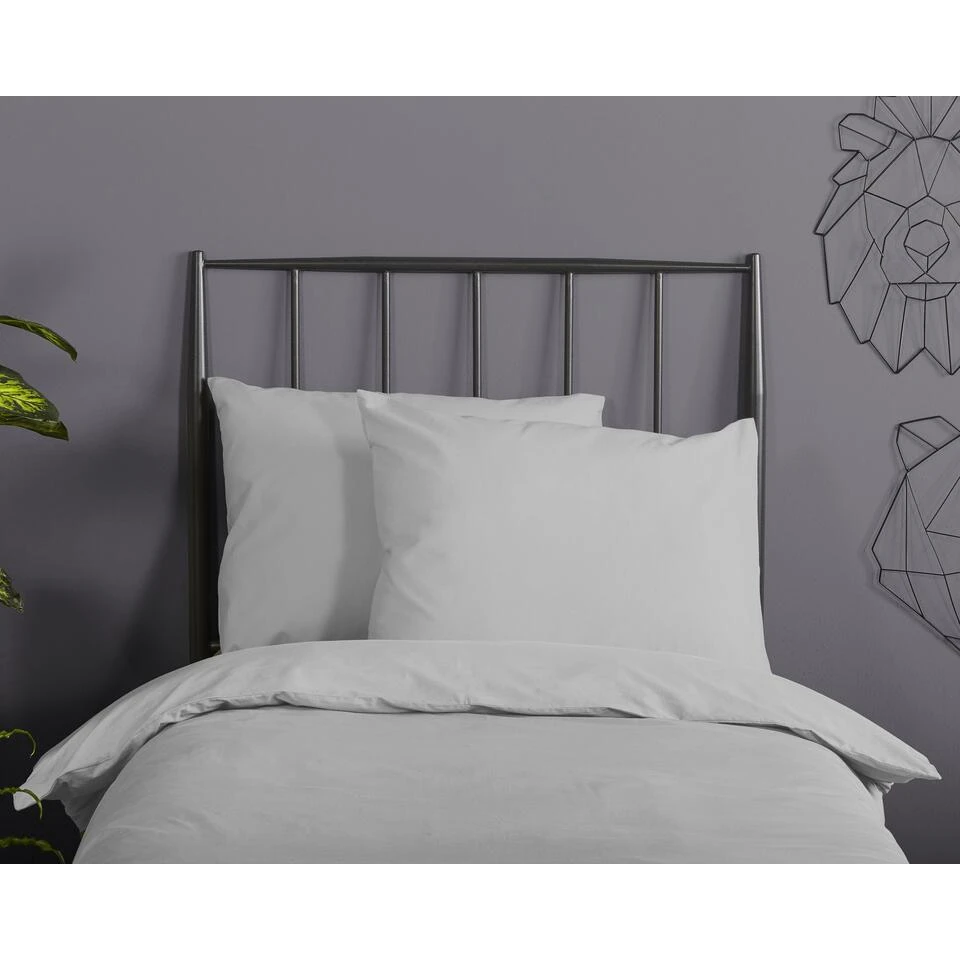 Good Morning Dekbedovertrek "" - Grijs - (120x150 Cm) 5 Good Morning Dekbedovertrek "" - Grijs - (120x150 Cm) - Afbeelding 3