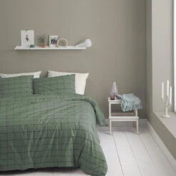 Cinderella Dekbedovertrek Kody - Flanel - 200x200/220 Cm - Green -Kwaliteit Geselecteerde Dekbedovertrekkenwinkel 1000096369 0101