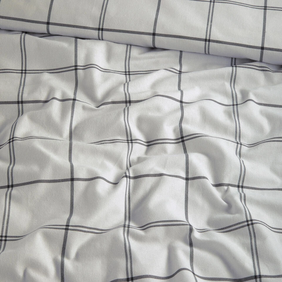 Cinderella Dekbedovertrek Kody - Flanel - 260x200/220 Cm - Off White 5 Cinderella Dekbedovertrek Kody - Flanel - 260x200/220 Cm - Off White - Afbeelding 3