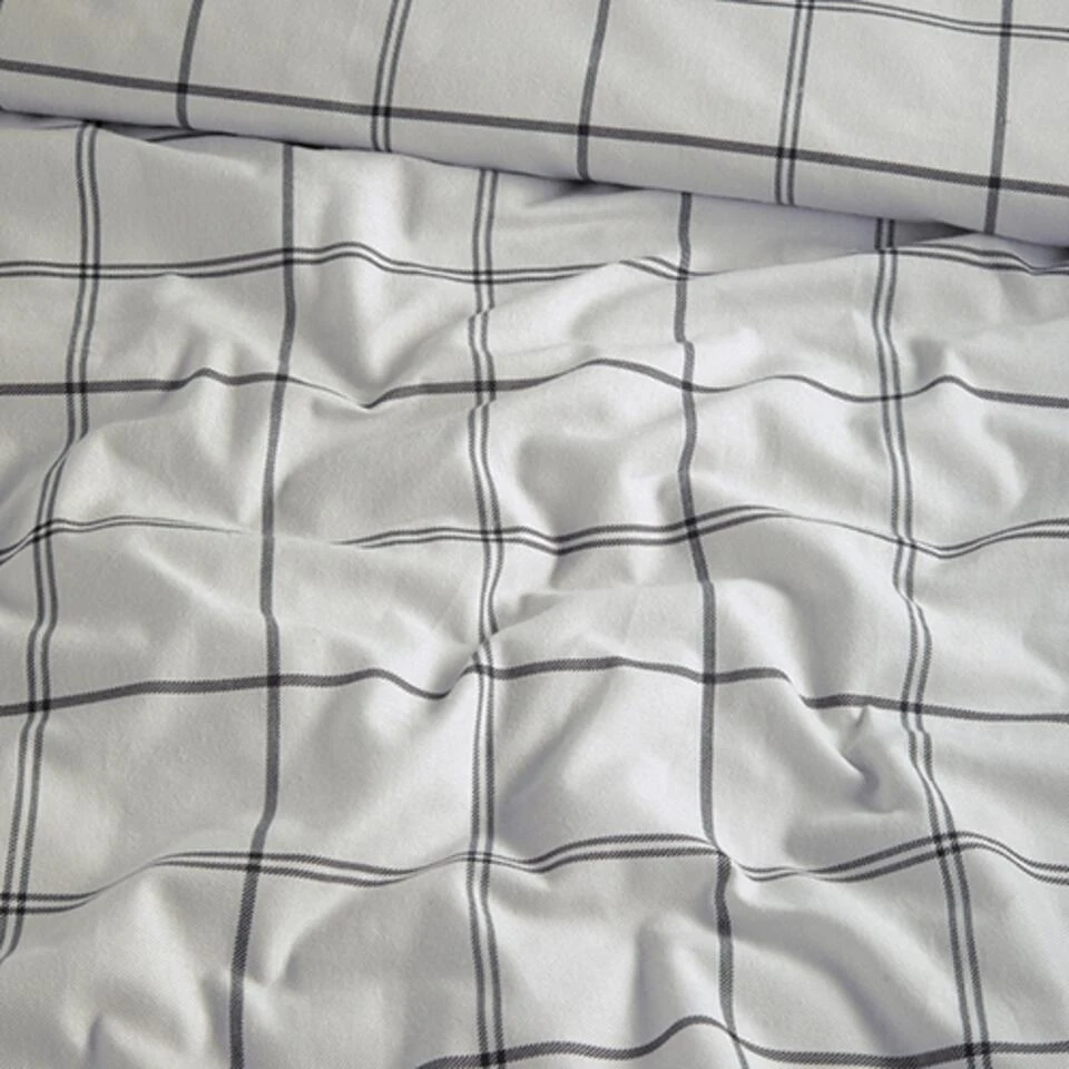 Cinderella Dekbedovertrek Kody - Flanel - 260x200/220 Cm - Off White 6 Cinderella Dekbedovertrek Kody - Flanel - 260x200/220 Cm - Off White - Afbeelding 4