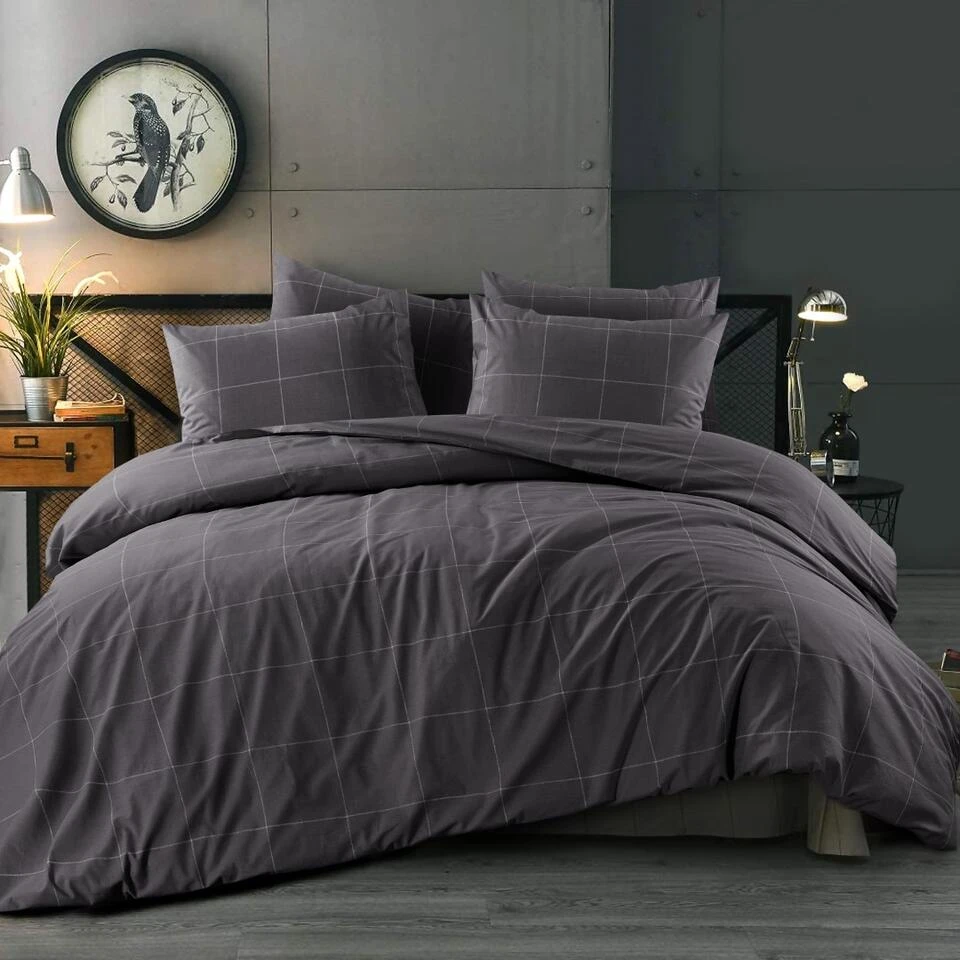 Day Dream Duuk - Dekbedovertrek - Tweepersoons - 200x200/220 Cm - Grijs 5 Day Dream Duuk - Dekbedovertrek - Tweepersoons - 200x200/220 Cm - Grijs - Afbeelding 3