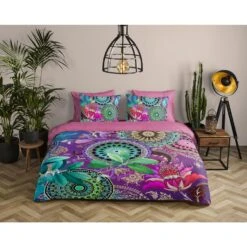 HIP Dekbedovertrek "Axelle" - Multi - (200x220 Cm) -Kwaliteit Geselecteerde Dekbedovertrekkenwinkel 1000097578 0101