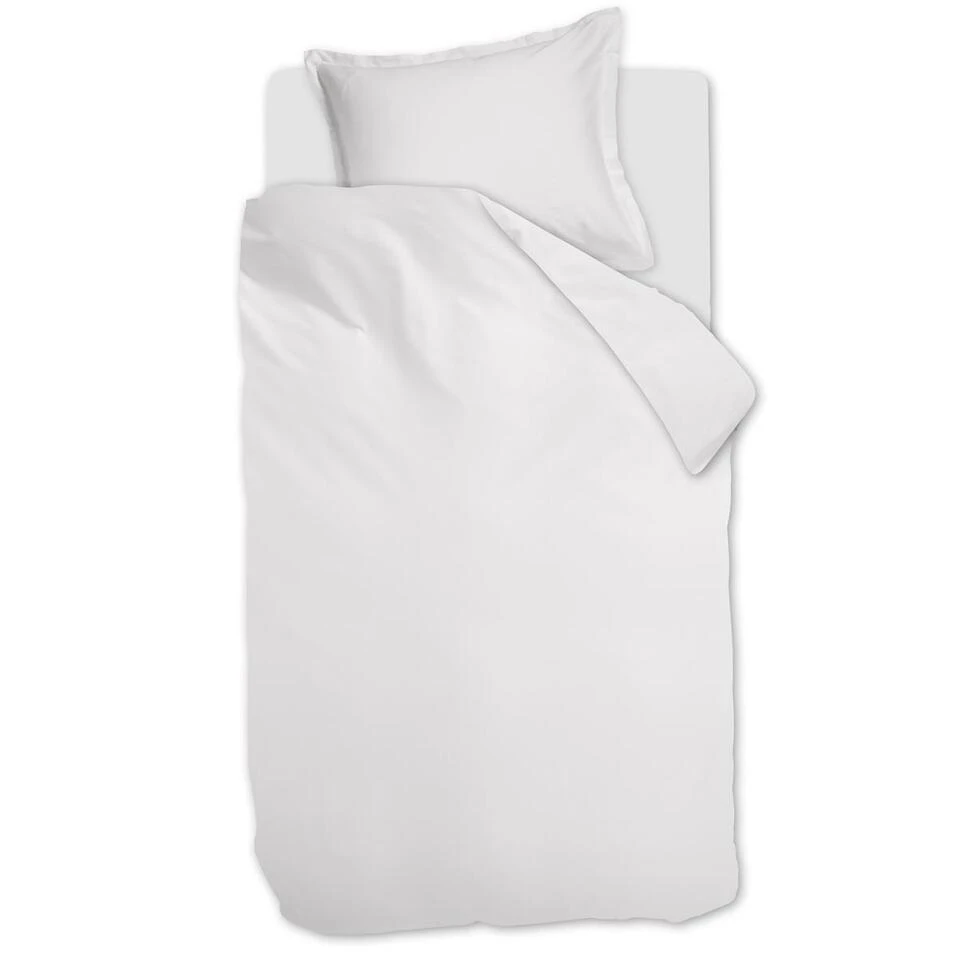 Ambiante Dekbedovertrek Bamboo Uni White-Lits-jumeaux (240 X 200/220 Cm) 4 Ambiante Dekbedovertrek Bamboo Uni White-Lits-jumeaux (240 X 200/220 Cm) - Afbeelding 2