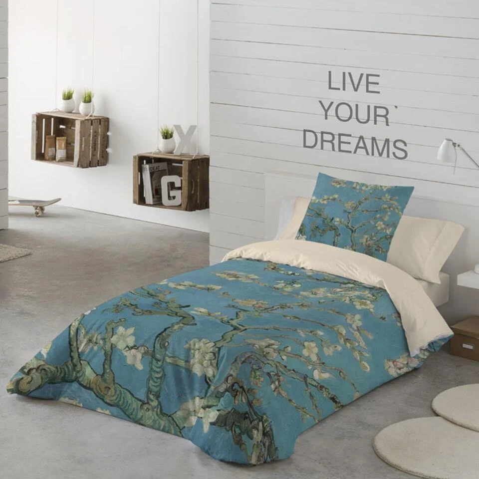 Zavelo Dekbedovertrek Van Van Gogh Almond Blossom -200x200/220 4 Zavelo Dekbedovertrek Van Van Gogh Almond Blossom -200x200/220 - Afbeelding 2