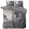 Dreamhouse Dekbedovertrek King Of Nature Grey-1-persoons (140 X 200/220 Cm) -Kwaliteit Geselecteerde Dekbedovertrekkenwinkel 1000098876
