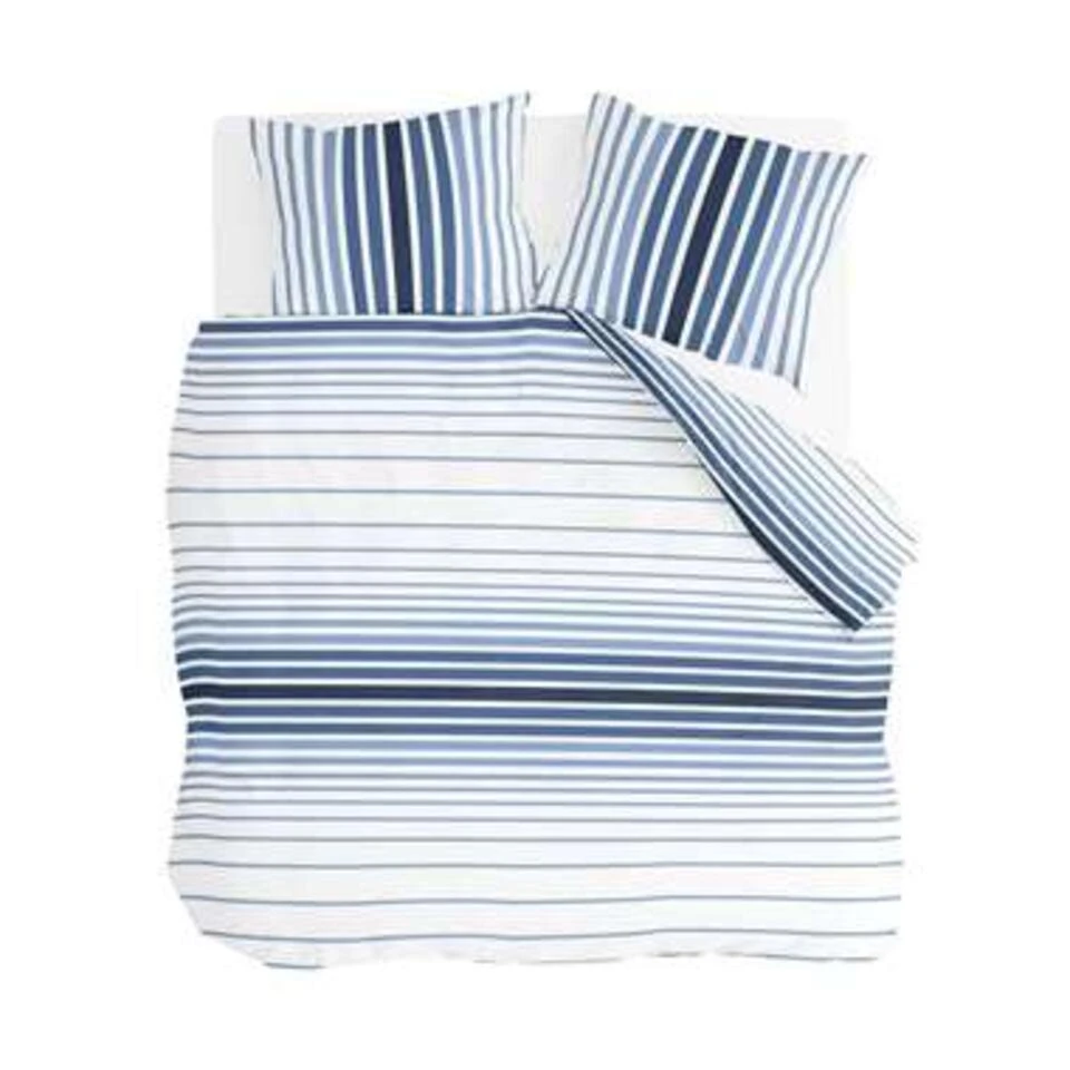 Byrklund Dekbedovertrek Beach Feel With Stripes - 240x220 Cm - Blauw 3 Byrklund Dekbedovertrek Beach Feel With Stripes - 240x220 Cm - Blauw