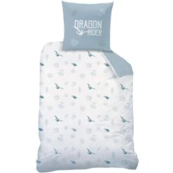 Hoe Tem Je Een Draak Riders Dekbedovertrek - Eenpersoons - 140 X 200 Cm - Multi -Kwaliteit Geselecteerde Dekbedovertrekkenwinkel 1140336920 0102