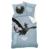 Hoe Tem Je Een Draak Riders Dekbedovertrek - Eenpersoons - 140 X 200 Cm - Multi -Kwaliteit Geselecteerde Dekbedovertrekkenwinkel 1140336920