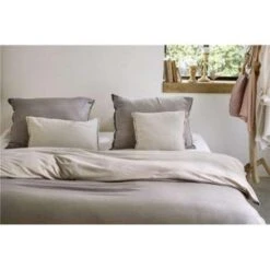Walra - Dekbedovertrek Casual Beauty - 200x220 Cm - Taupe / Zand -Kwaliteit Geselecteerde Dekbedovertrekkenwinkel 1140579299 0102