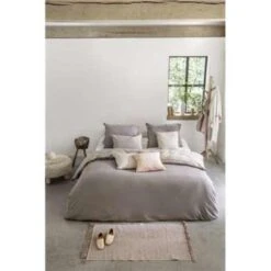 Walra - Dekbedovertrek Casual Beauty - 200x220 Cm - Taupe / Zand -Kwaliteit Geselecteerde Dekbedovertrekkenwinkel 1140579299 0103