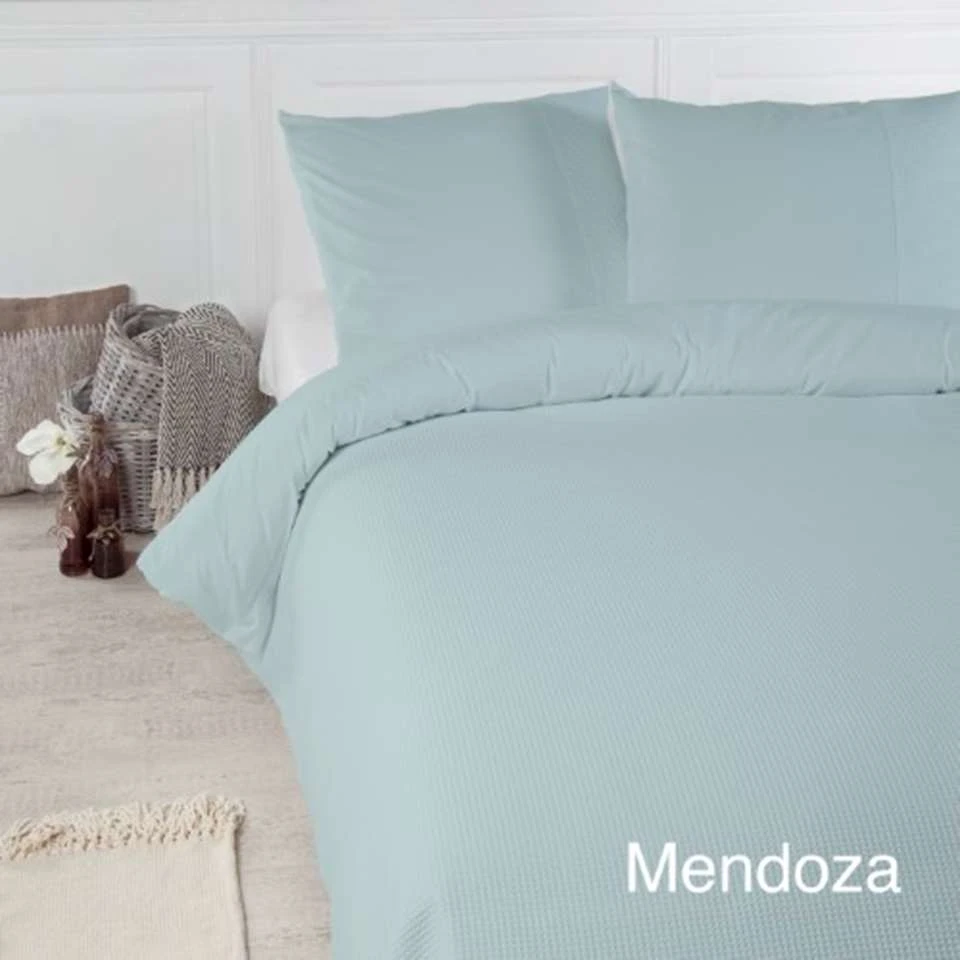 Papillon Deluxe+ Mendoza Dekbedovertrek - 240x200/220 Cm - Groen 4 Papillon Deluxe+ Mendoza Dekbedovertrek - 240x200/220 Cm - Groen - Afbeelding 2