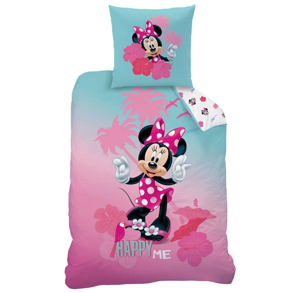 Disney Minnie Mouse Tropics - Dekbedovertrek-140x200cm 5 Disney Minnie Mouse Tropics - Dekbedovertrek-140x200cm - Afbeelding 3