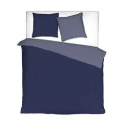 Mistral Home Dekbedovertrek 100% Gewassen Katoen Blauw 260x240 Cm