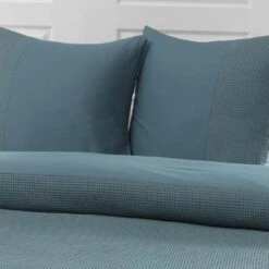 Papillon Deluxe+ Mendoza Dekbedovertrek - 200x200/220 Cm - Blauw -Kwaliteit Geselecteerde Dekbedovertrekkenwinkel 1300321742 0102