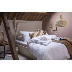 Dindi Home - Dekbedovertrek Plain Beauty - 140x220 Cm - Wit -Kwaliteit Geselecteerde Dekbedovertrekkenwinkel 1333928997 0102
