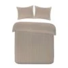 Papillon Dekbedovertrek Satijn Streep - 240x200/220 Cm - Taupe