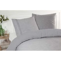 Papillon Deluxe Milford Dekbedovertrek - 200x200/220 Cm - Grijs -Kwaliteit Geselecteerde Dekbedovertrekkenwinkel 1450615959 0102