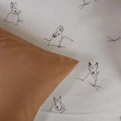De Witte Lietaer Dekbedovertrek Rabbit -140 X 220 Cm -Kwaliteit Geselecteerde Dekbedovertrekkenwinkel 1521284460 0103